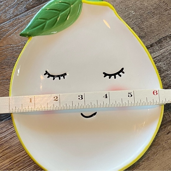 PEAR & LEMON Ceramic Pair of Small Wall Art Hanging - Picture 8 of 12